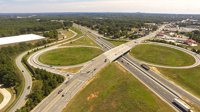 Exit 92 looking I-85 South