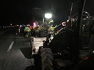Night highway construction 2
