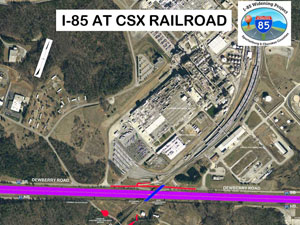 thumbnail of I-85 at csx railroad rendering