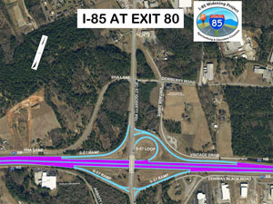 thumbnail of I-85 at exit 80 rendering