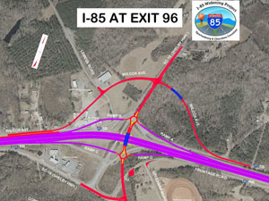 thumbnail of I-85 at exit 96 rendering
